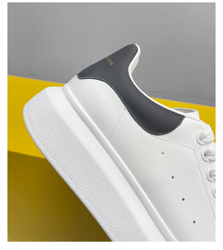 IAN Thick-soled white shoes