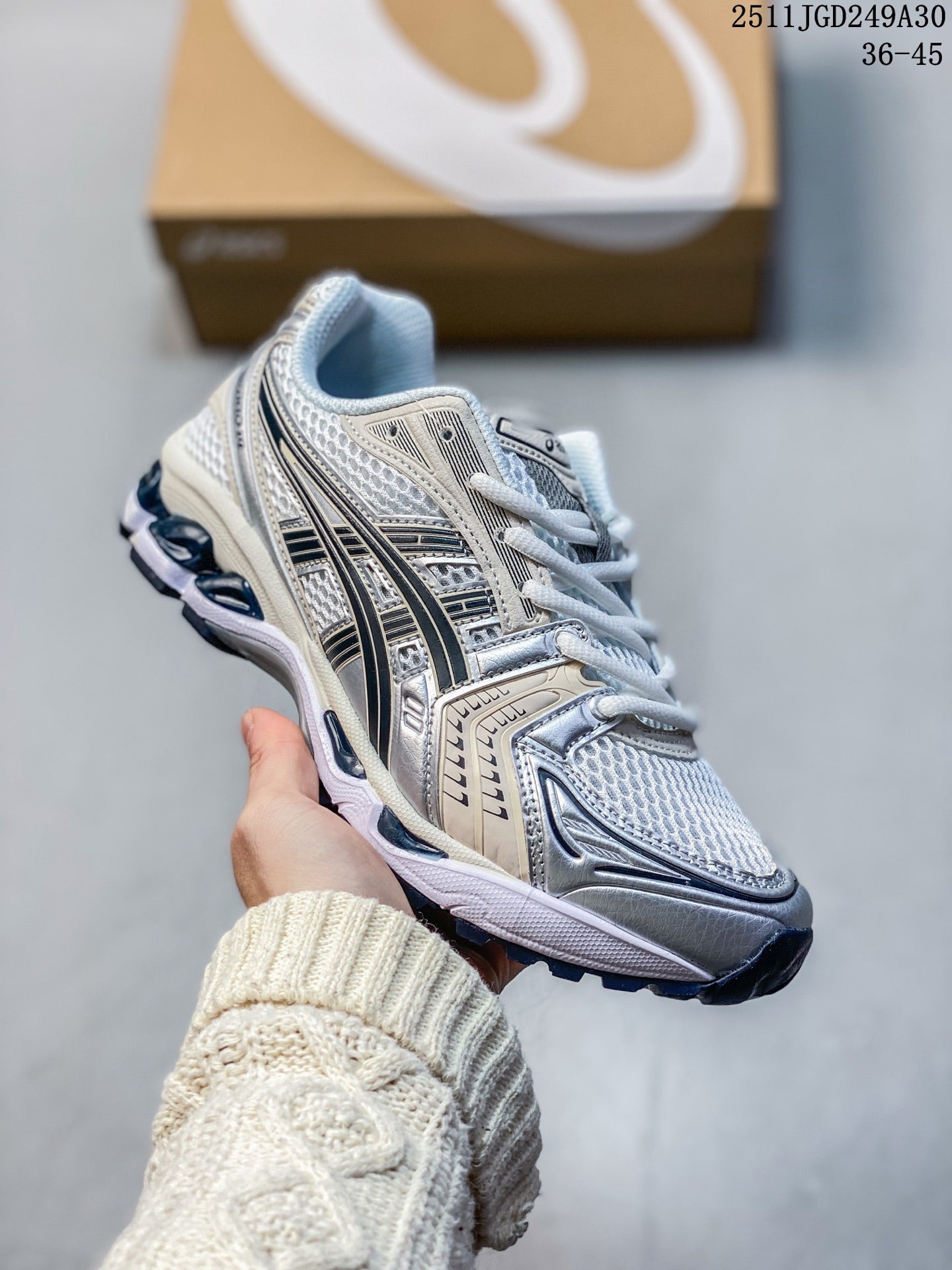 ASICS Gel-Kayano 14 White Fjord Grey
