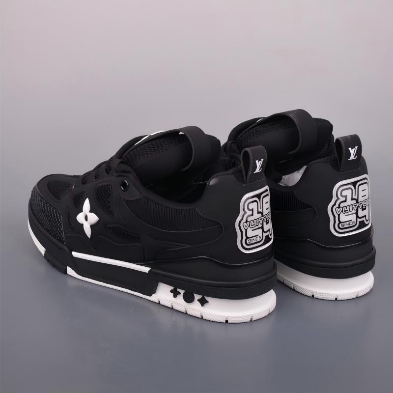 Louis Vuitton LV Skate Sneaker (Black Swarovski Crystals)