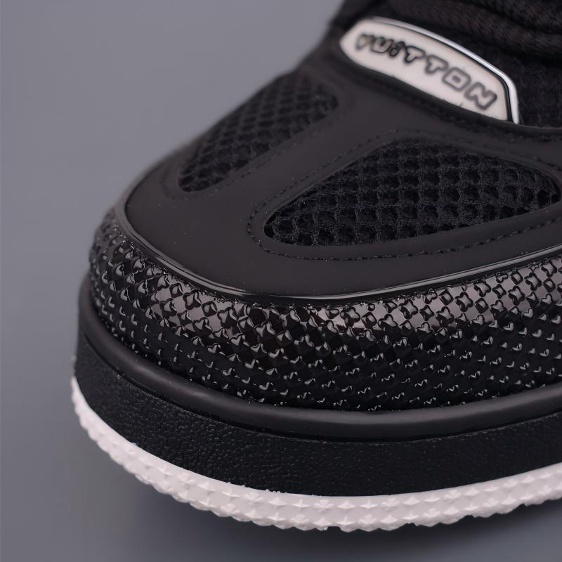 Louis Vuitton LV Skate Sneaker (Black Swarovski Crystals)