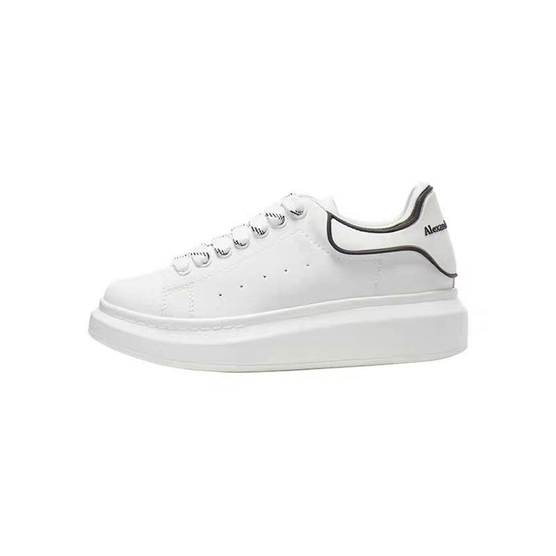 IAN Thick-soled white shoes