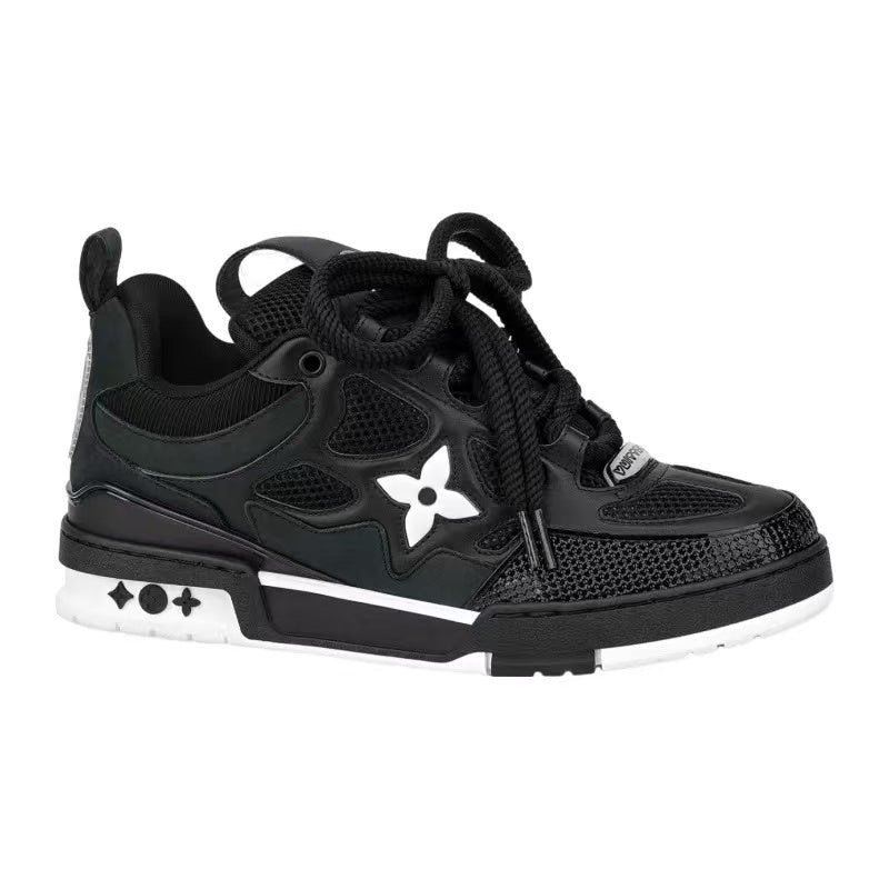 Louis Vuitton LV Skate Sneaker (Black Swarovski Crystals)