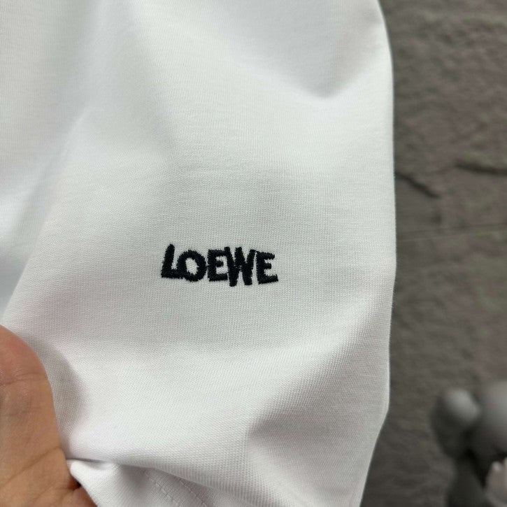 LOEWE 2026 New Style Lettered Short-Sleeved T-Shirt