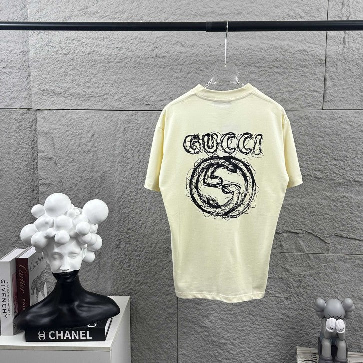 Gucci 2026 Double G Print Short-Sleeved T-Shirt
