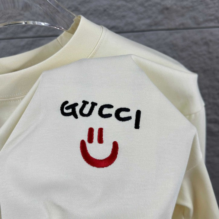 Gucci 2026 Double G Print Short-Sleeved T-Shirt