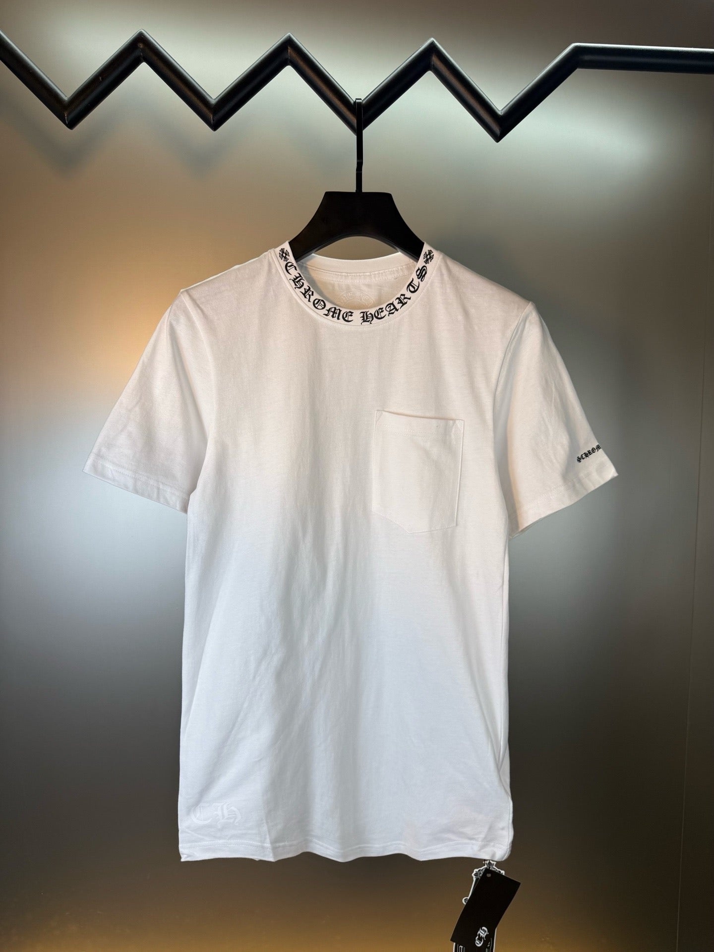 Chrome Hearts 2026 New Print Pocket Short-Sleeved T-Shirt