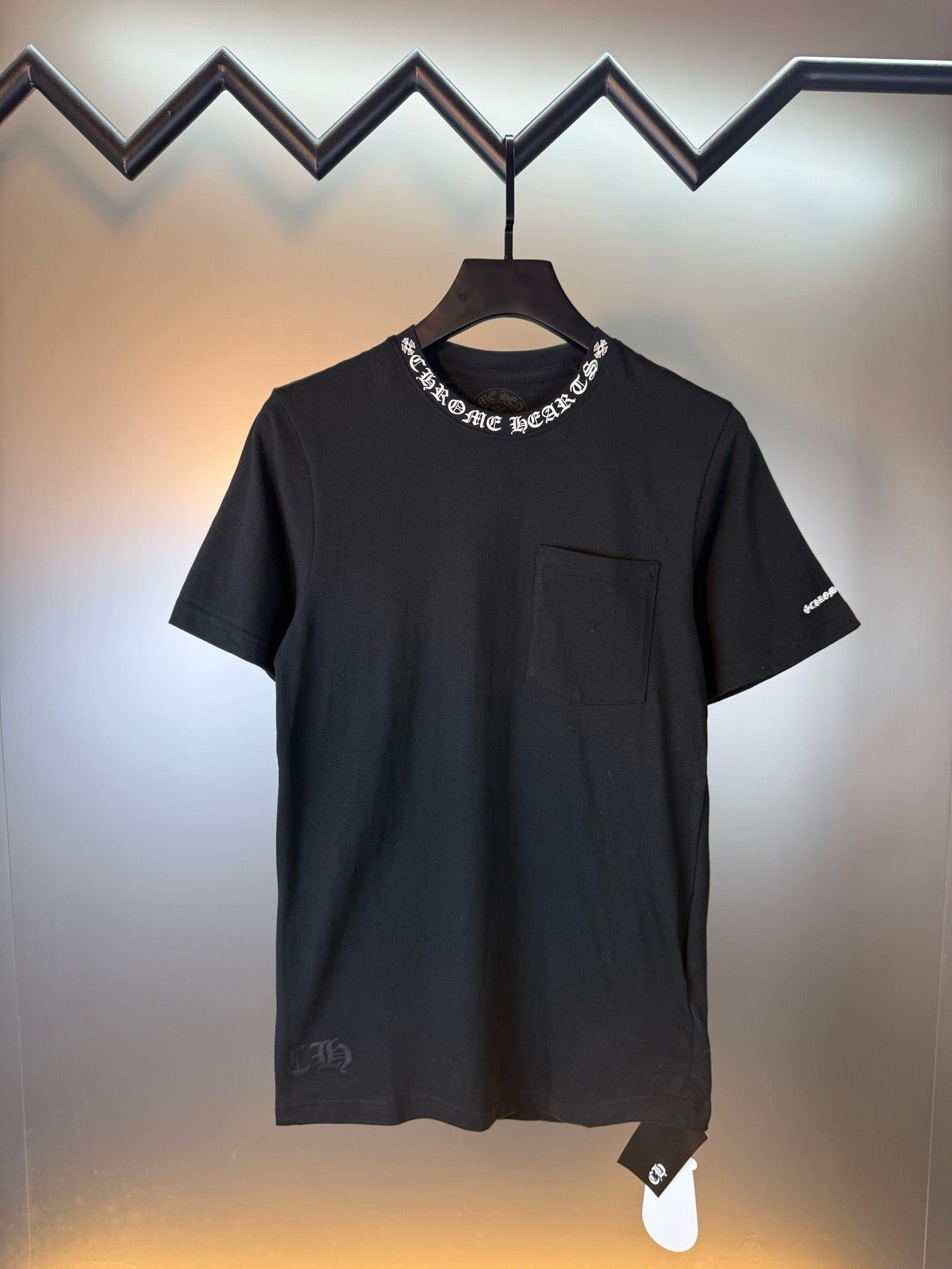 Chrome Hearts 2026 New Print Pocket Short-Sleeved T-Shirt