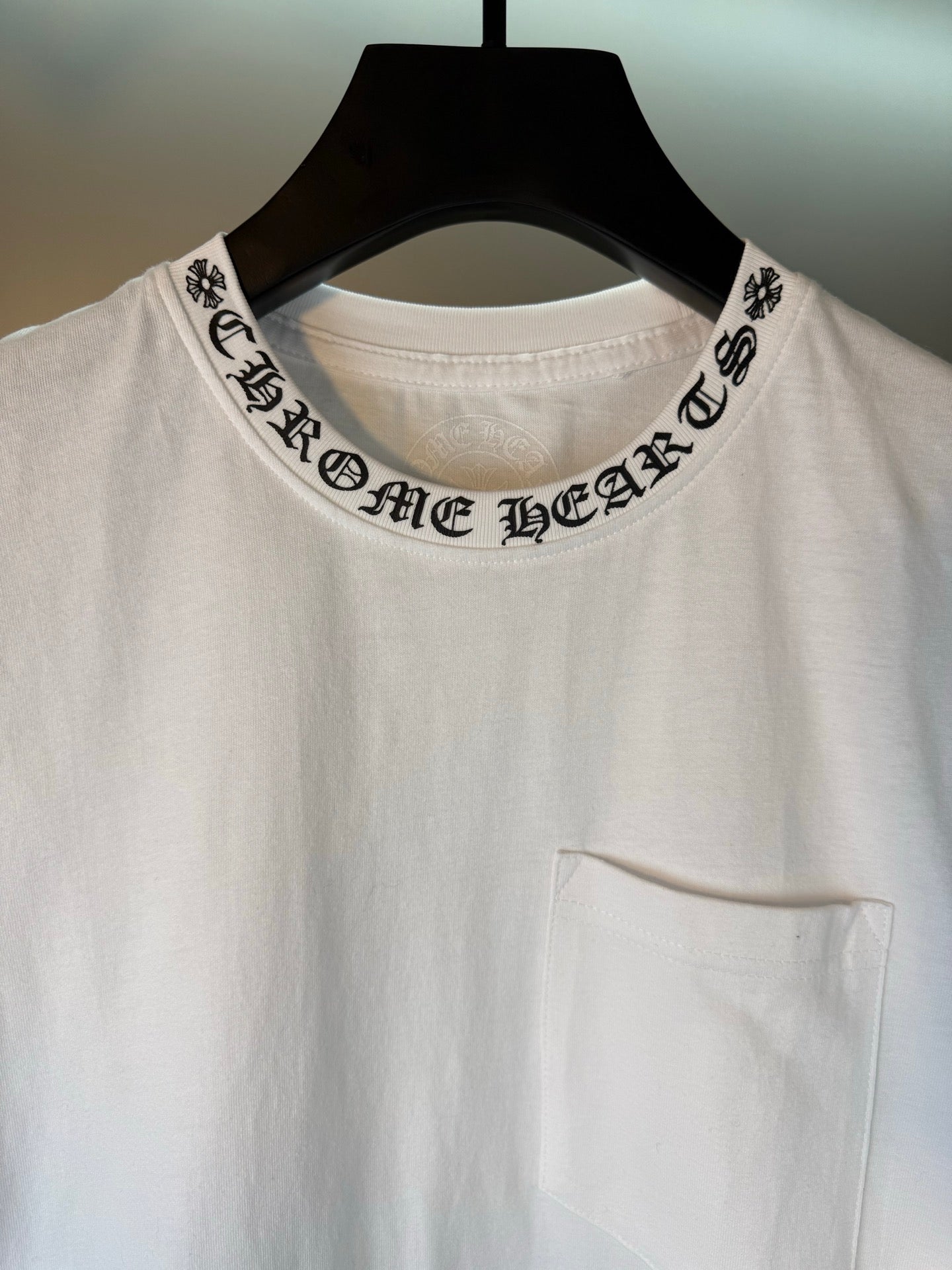 Chrome Hearts 2026 New Print Pocket Short-Sleeved T-Shirt