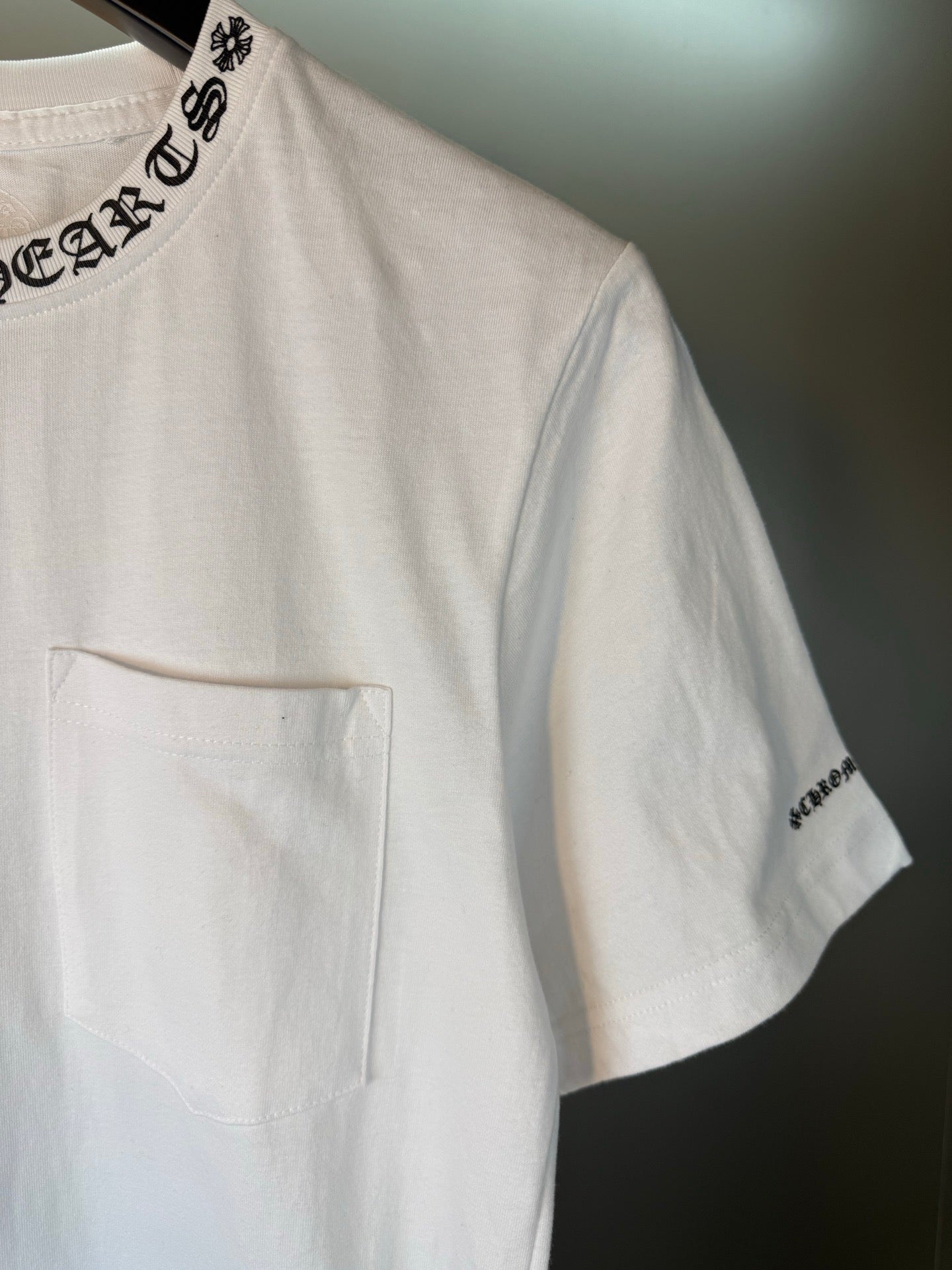 Chrome Hearts 2026 New Print Pocket Short-Sleeved T-Shirt