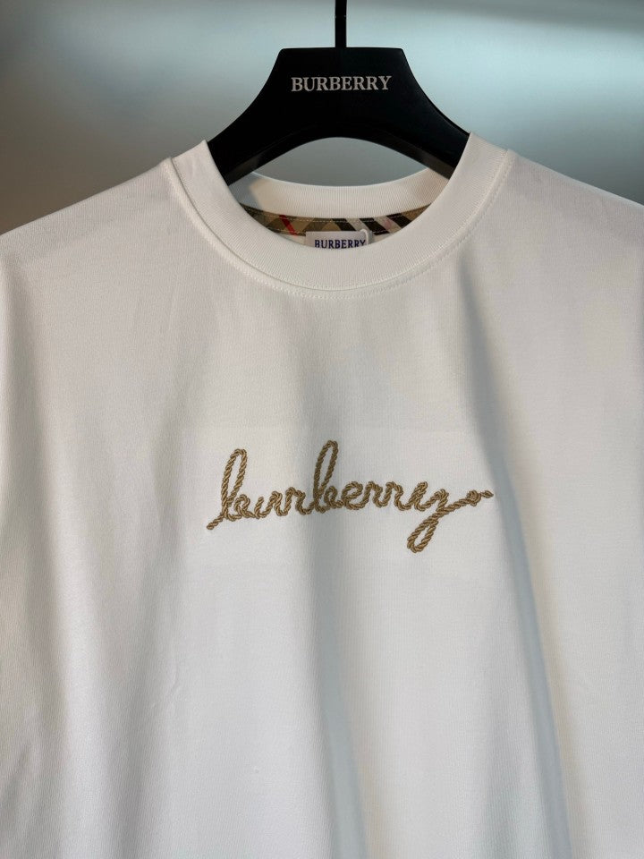 Burberry lettered T-shirt