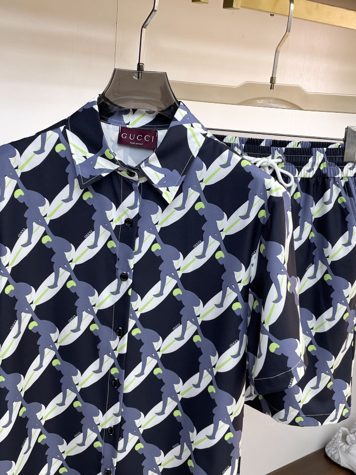 Gucci summer shirt set T-shirt
