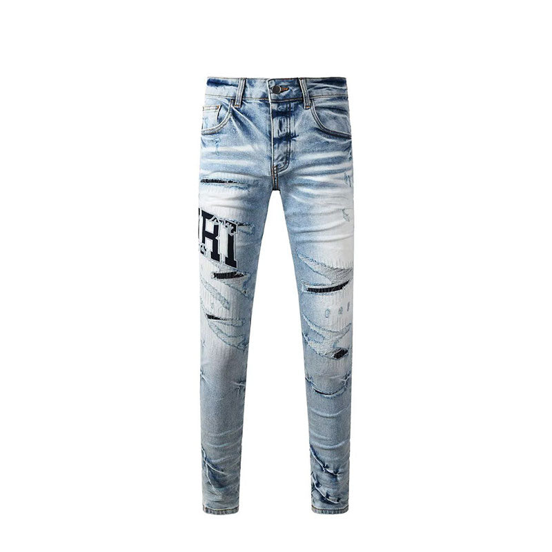 Fashion ripped jeans