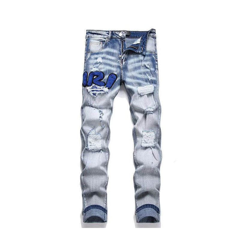 Fashion ripped jeans