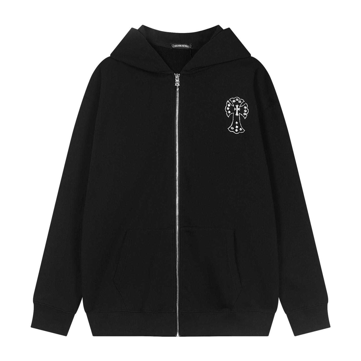Chrome Hearts  Diamond-encrusted Blazer Sweatshirt