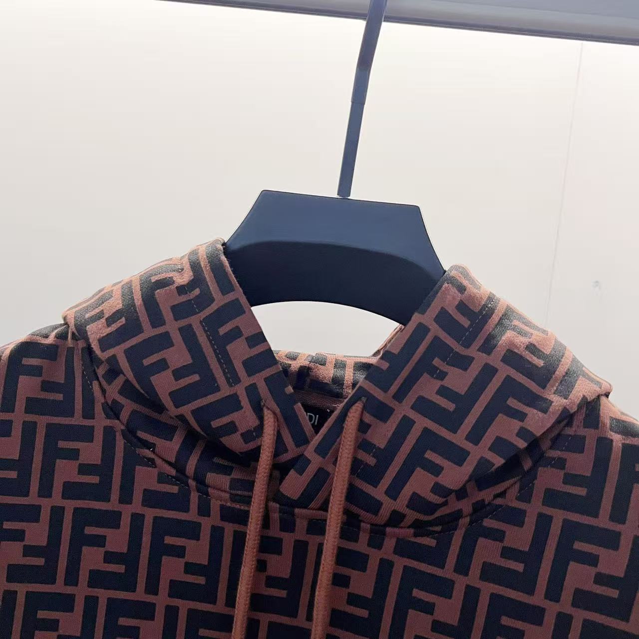 FENDI FF print hooded sweatshirt