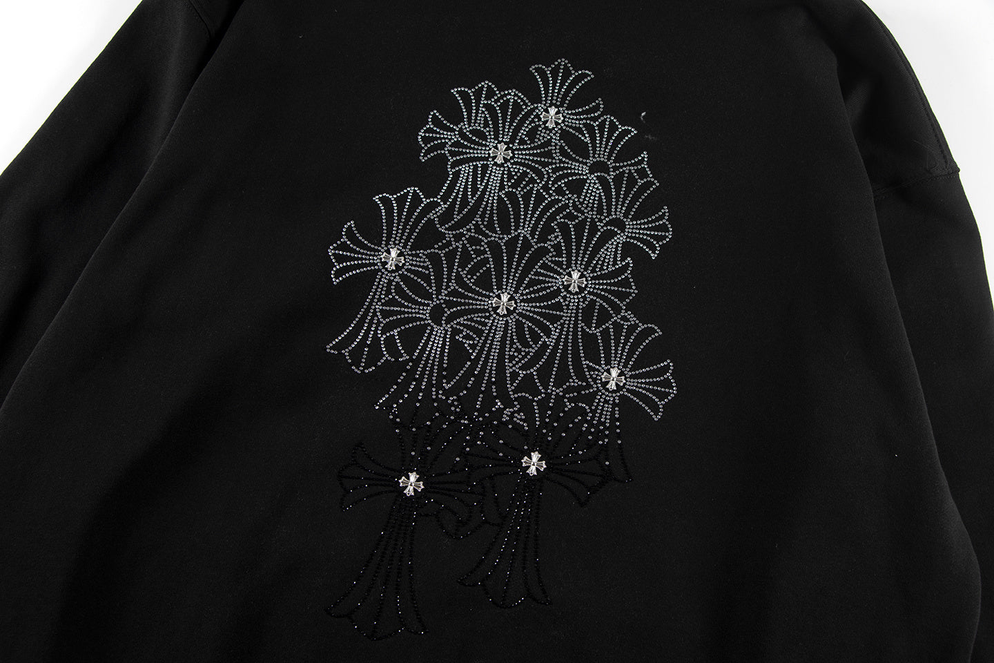 Chrome Hearts  Diamond-encrusted Blazer Sweatshirt