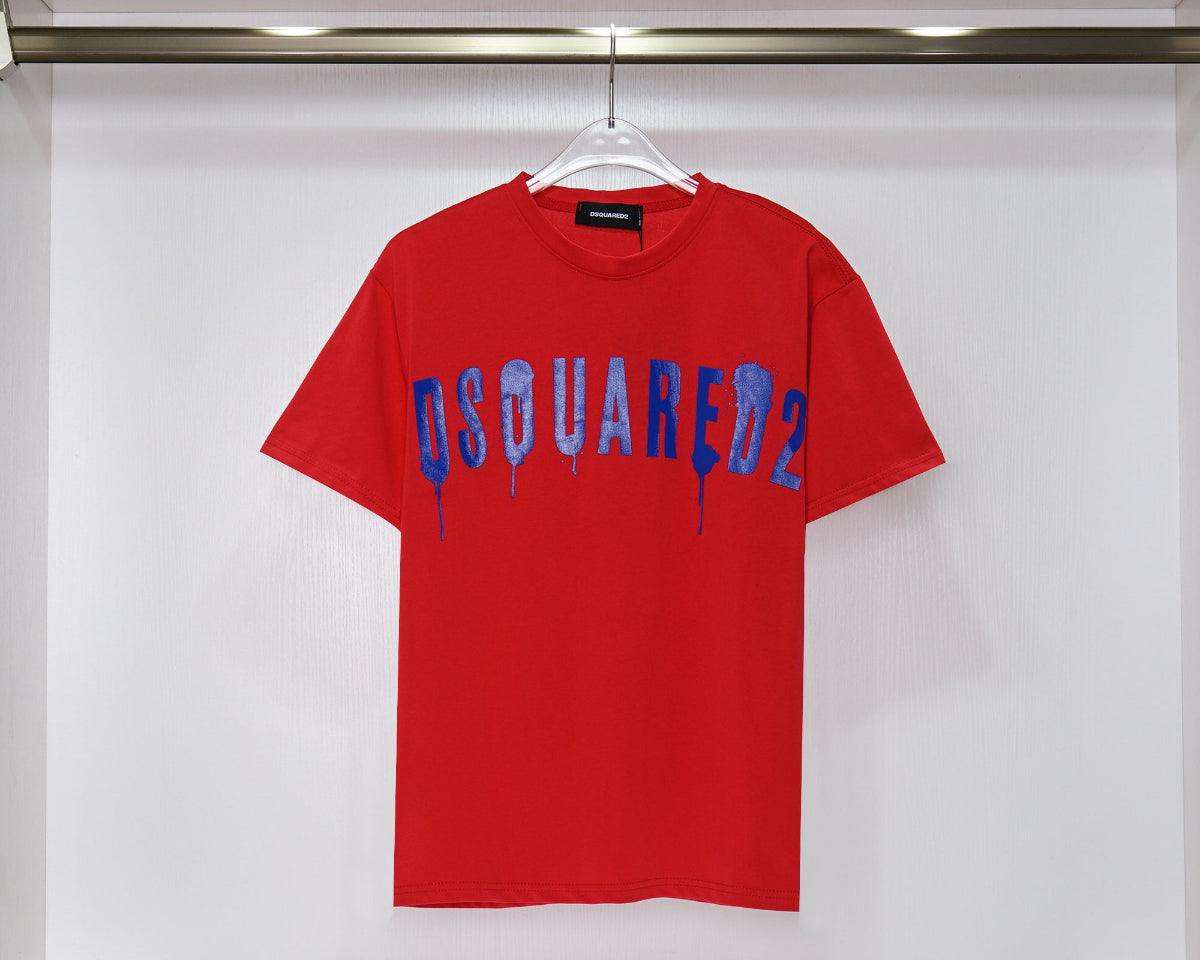 DSQUARED2 new short-sleeved t-shirt [black/red/white]