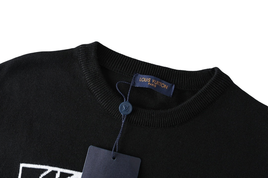 Louis Vuitton woolen short-sleeved shirt