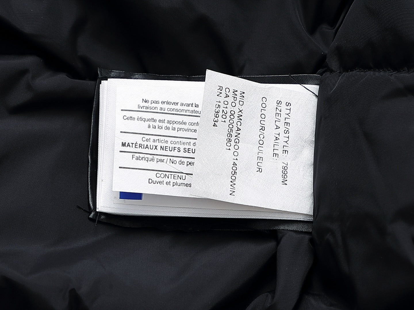 Canada Goose Down XS-2XL