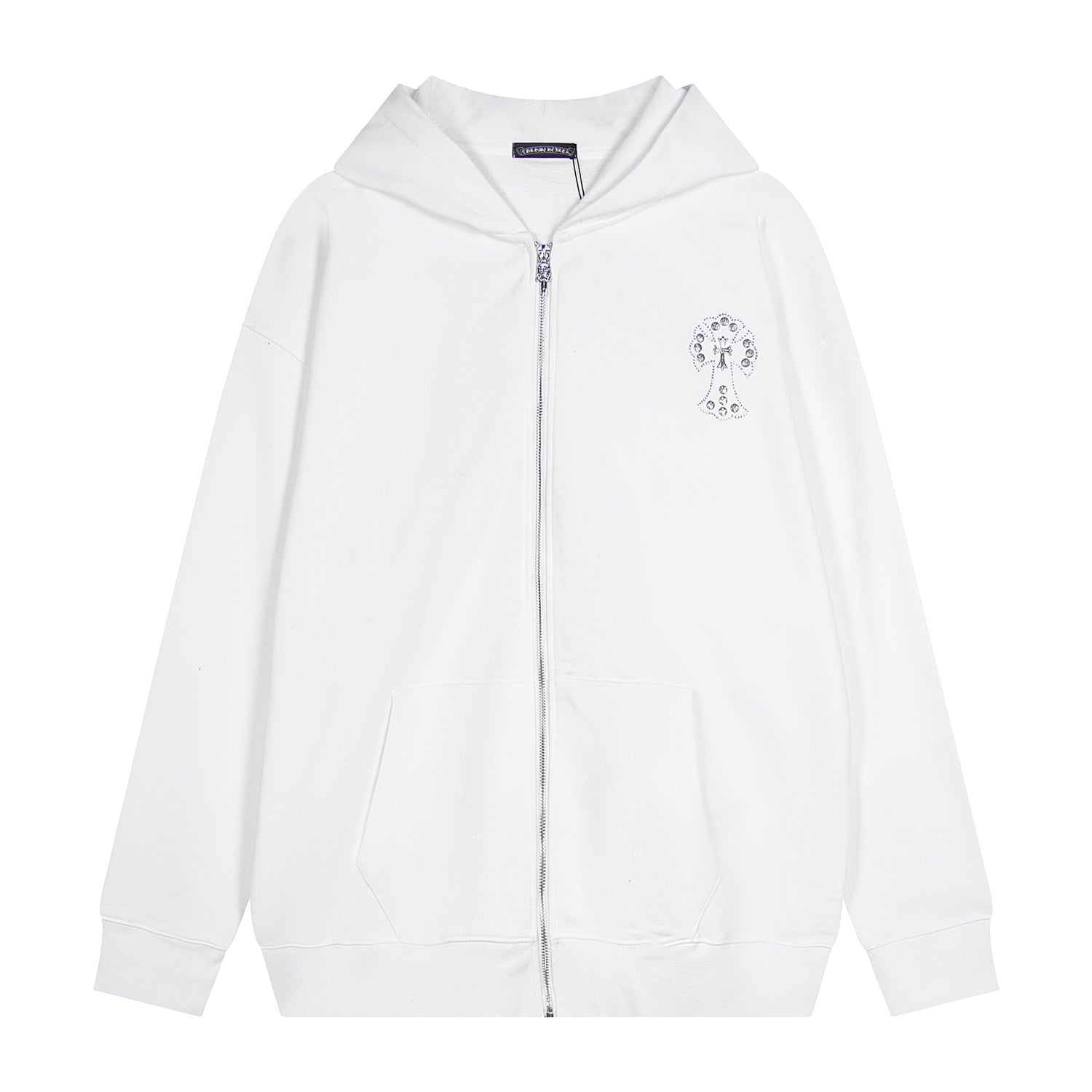 Chrome Hearts  Diamond-encrusted Blazer Sweatshirt