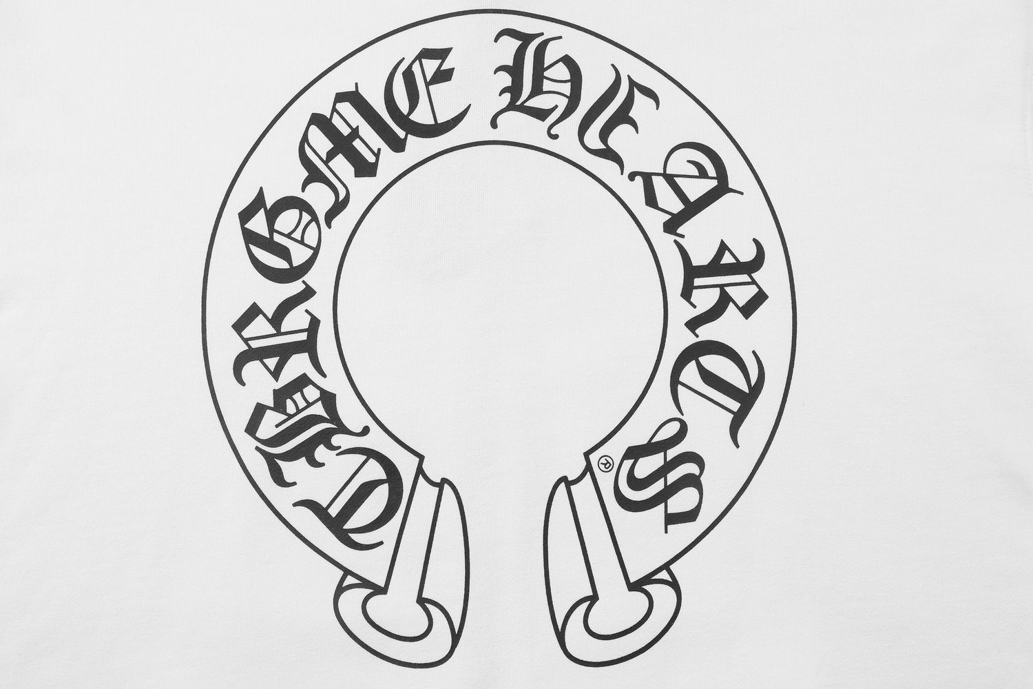 Chrome Hearts Hooded Sweatshirt with Open Front - Black and White