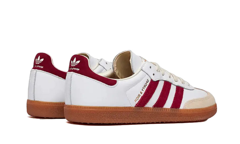 Adidas Samba Sporty & Rich "White Collegiate Burgundy"