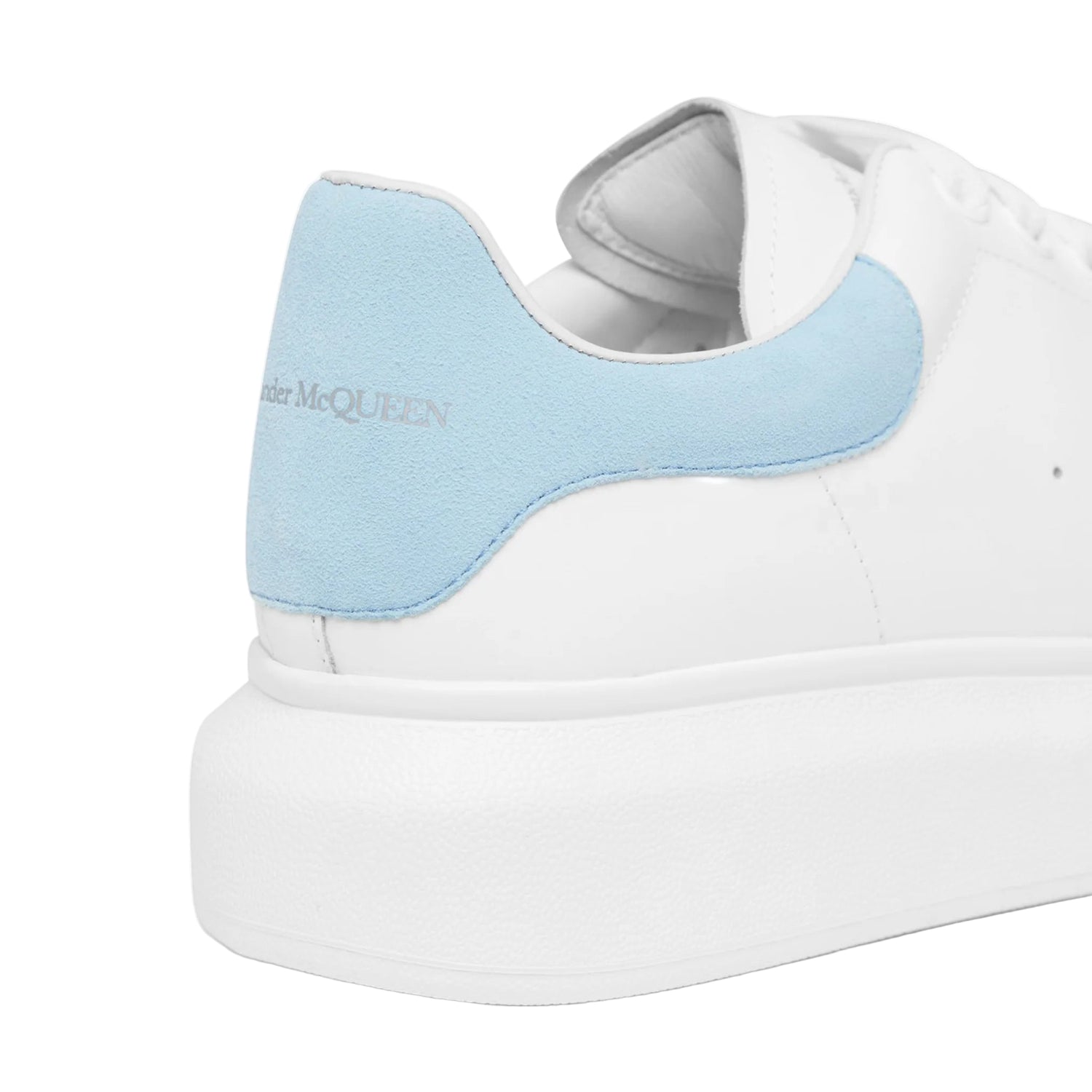 Alexander Mcqueen Raised Sole White Blue Sneaker