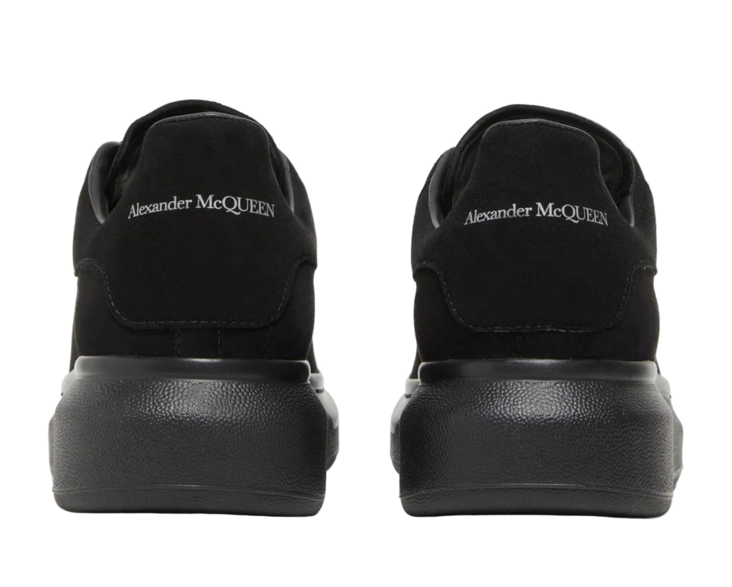 Alexander Mcqueen Raised Sole Suede Triple Black Sneaker