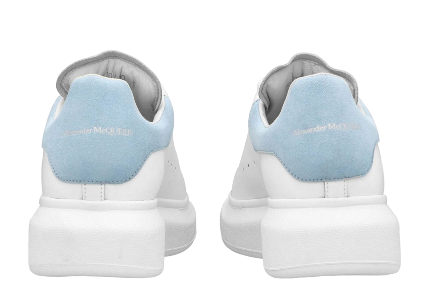 Alexander Mcqueen Raised Sole White Blue Sneaker