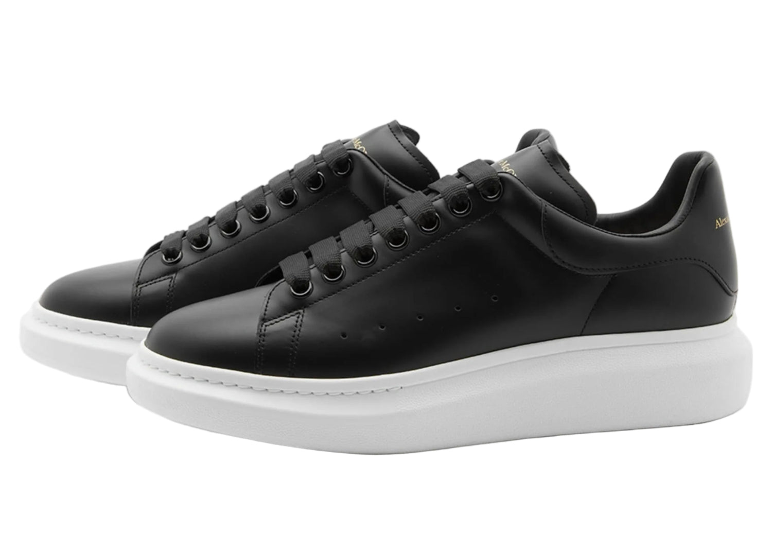 Alexander Mcqueen Raised Sole Black Sneaker