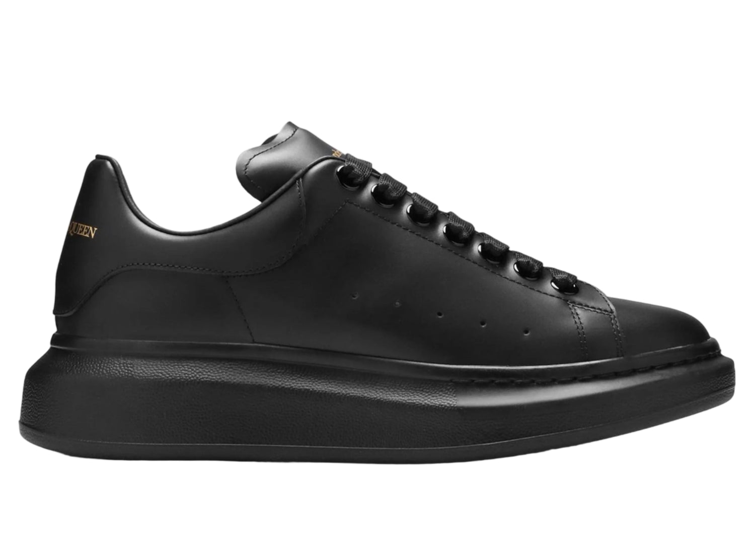 Alexander Mcqueen Raised Sole Black Bubble Sneaker