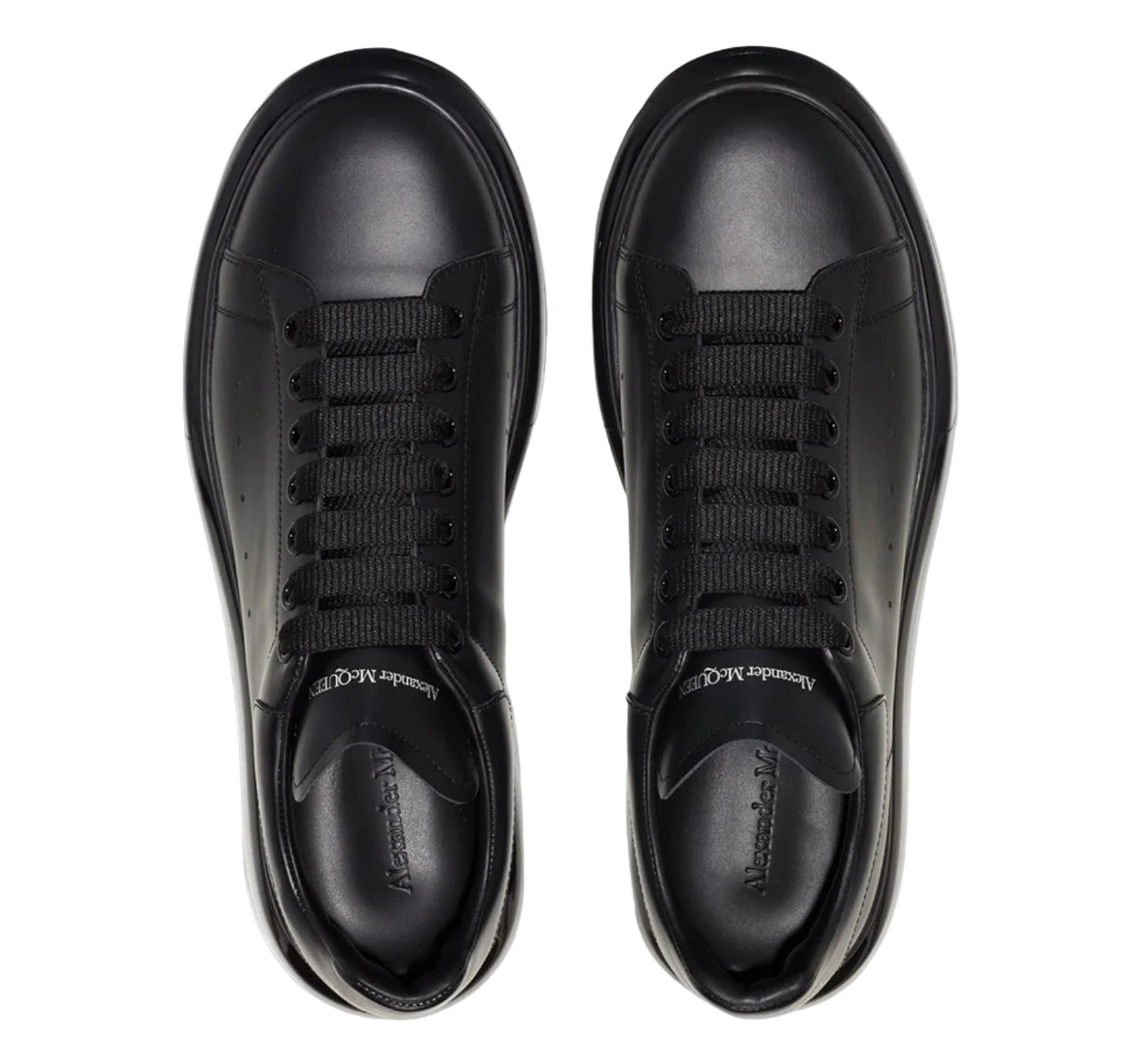 Alexander Mcqueen Raised Sole Black Bubble Sneaker