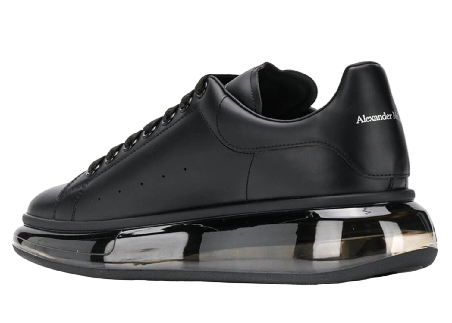 Alexander Mcqueen Raised Sole Black Bubble Sneaker
