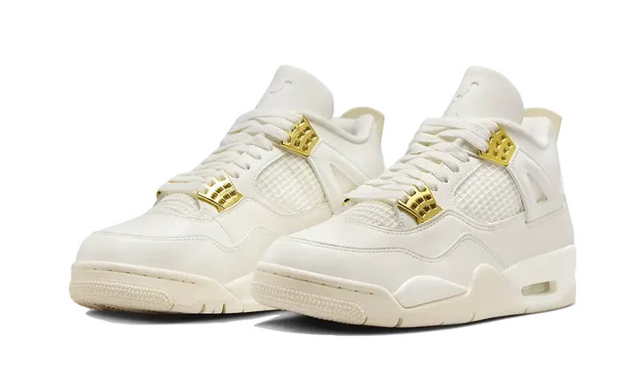 Air Jordan 4 Sail Metallic Gold