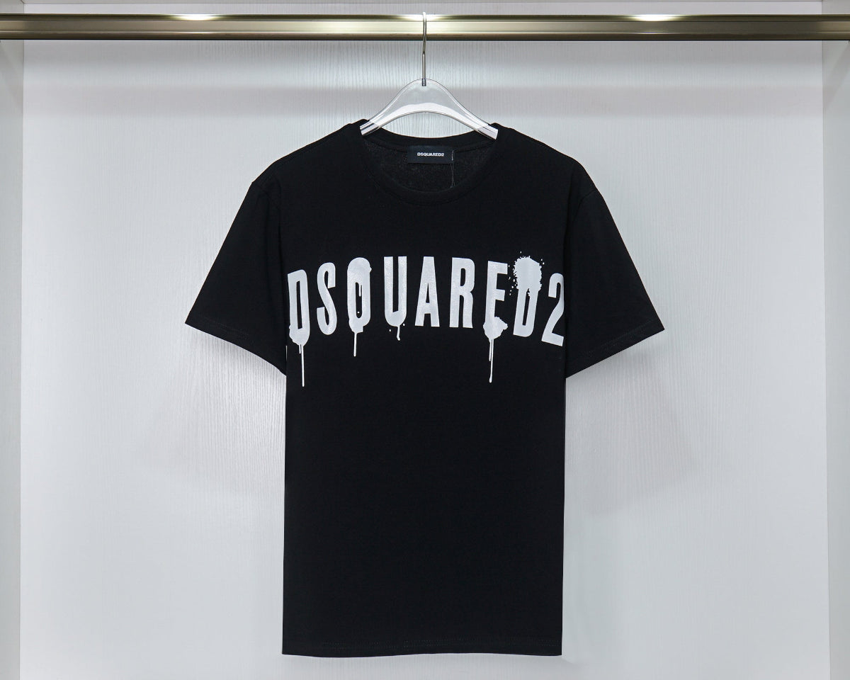 DSQUARED2 new short-sleeved t-shirt [black/red/white]